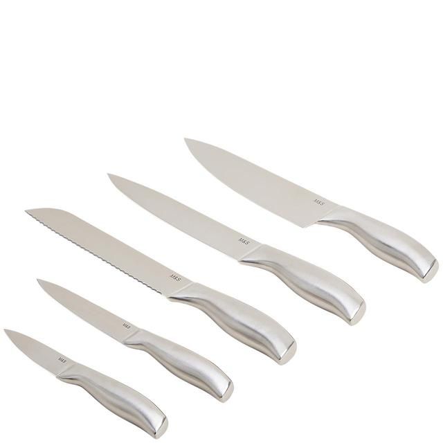 M&amp;amp;S Set of 5 Stainless Steel Knives   5 per pack