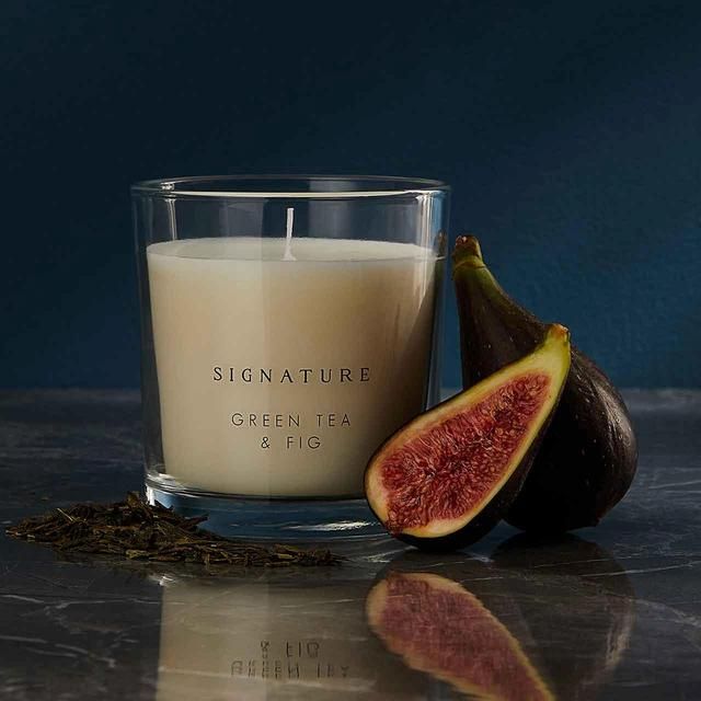 M&amp;amp;S Signature Green Tea &amp;amp; Fig Boxed Candle