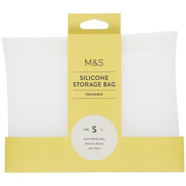 M&amp;amp;S Silicone Food Storage Bag   1L
