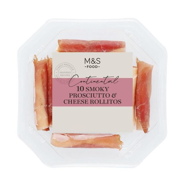 M&amp;amp;S Smoked Spiced Prosciutto &amp;amp; Cheese Rolls   10 per pack