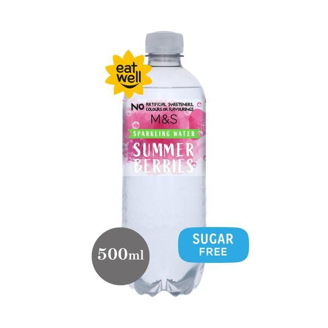M&amp;amp;S Sparkling Summer Berries Water   500ml