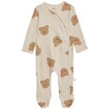 M&amp;amp;S Spencer Bear Sleepsuit Newborn-12 Months Mink