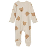 M&amp;amp;S Spencer Bear Sleepsuit Newborn-12 Months Mink