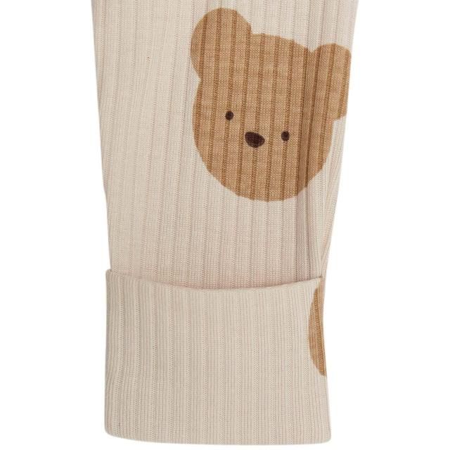 M&amp;amp;S Spencer Bear Sleepsuit Newborn-12 Months Mink