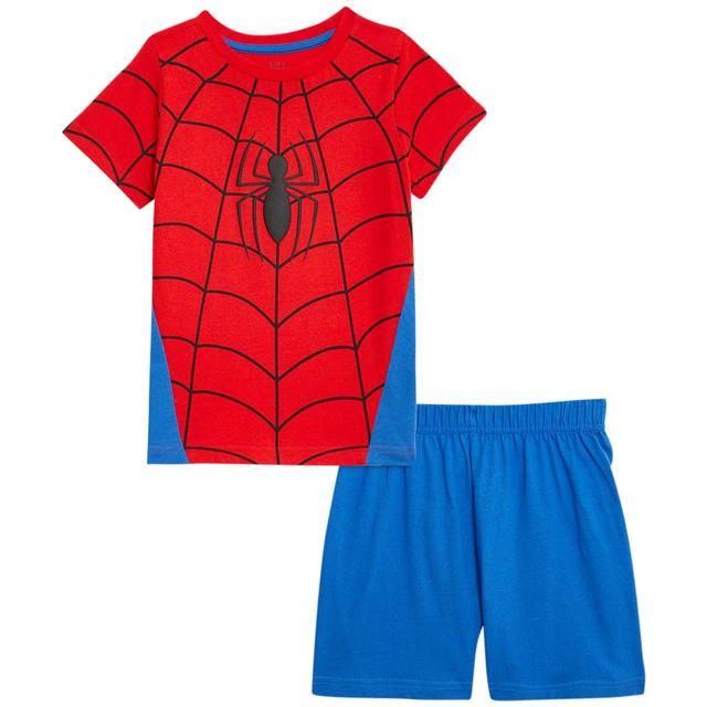 M&amp;amp;S Spiderman Dress Up Shorties 2-7 Years Red