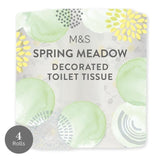 M&amp;amp;S Spring Meadows Decorated Toilet Paper   4 per pack