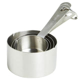 M&amp;amp;S Stainless Steel Measuring Cups Silver