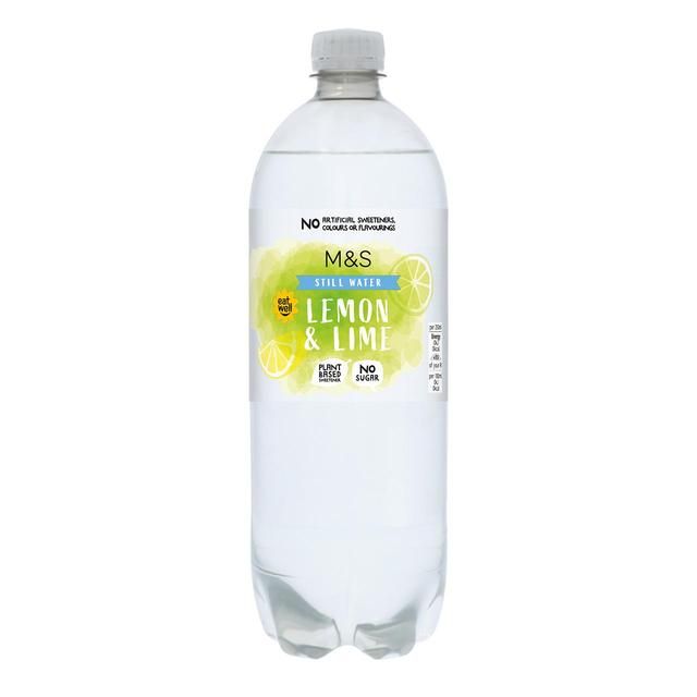 M&amp;amp;S Still Lemon &amp;amp; Lime Water   1L