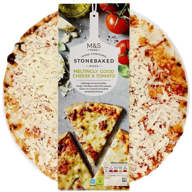 M&amp;amp;S Stone Baked Pizza with Cheese &amp;amp; Tomato   418g