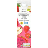 M&amp;amp;S Strawberry &amp;amp; Dragon Fruit Juice   1L