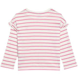 M&amp;amp;S Stripe Heart Top 2-7 Years Pink