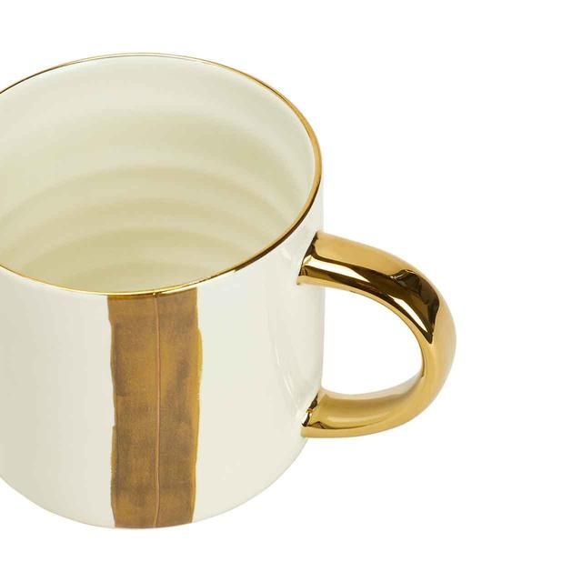 M&amp;amp;S Striped Mug Green