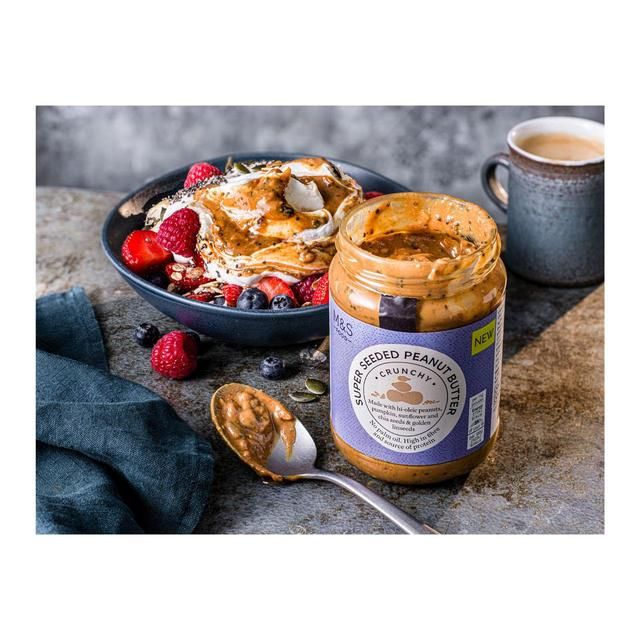 M&amp;amp;S Super Seeded Peanut Butter   340g