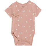 M&amp;amp;S Swan Wrap Bodysuits Newborn- 3 Years Rose