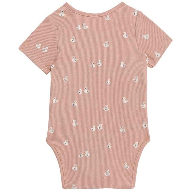 M&amp;amp;S Swan Wrap Bodysuits Newborn- 3 Years Rose