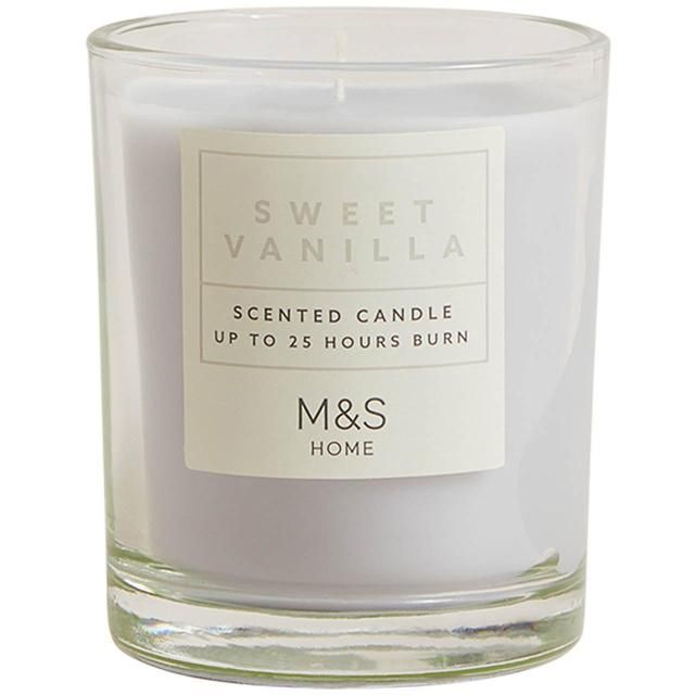 M&amp;amp;S Sweet Vanilla Small Candle