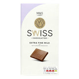 M&amp;amp;S Swiss Extra Fine Milk Chocolate with Ground Hazelnuts   125g