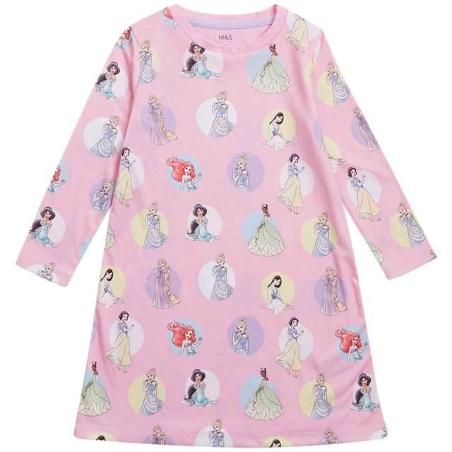 M&amp;amp;S TG Princess Nightdress '2-3 Y Light Pink