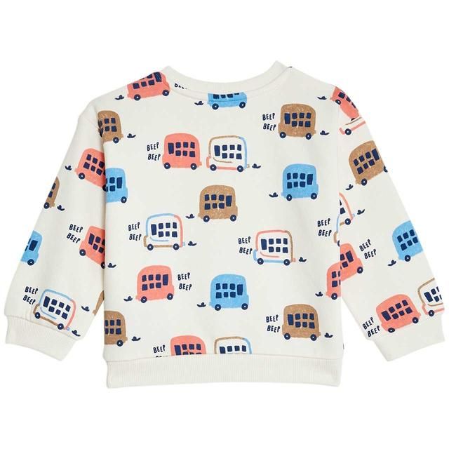 M&amp;amp;S Transport Sweater 0 Months-3 Years Cream