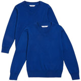 M&amp;amp;S Unisex 2Pk Cotton Jumper Blue 3-14 Y