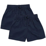 M&amp;amp;S Unisex 2Pk Navy PE Short 3-14 Y