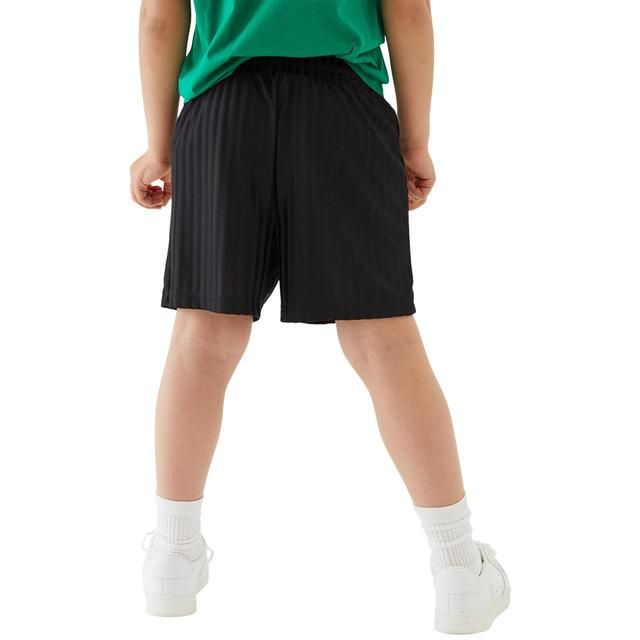 M&amp;amp;S Unisex Black Football Short 3-14 Y