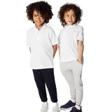 M&amp;amp;S Unisex Pure Cotton Polo Shirts 12-13 Years White   3 per pack