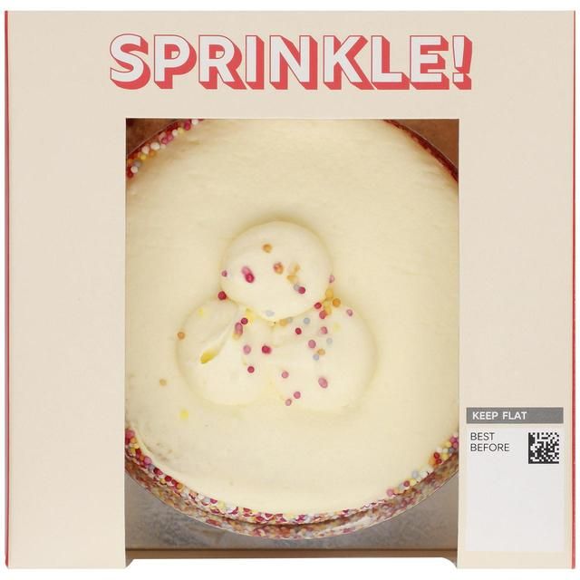 M&amp;amp;S Vanilla Sprinkle Gift Cake   285g