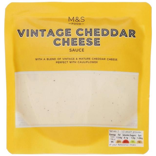M&amp;amp;S Vintage Cheddar Cheese Sauce   200g