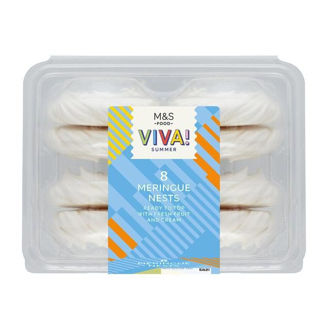 M&amp;amp;S VIVA 8 Meringue Nests   96g