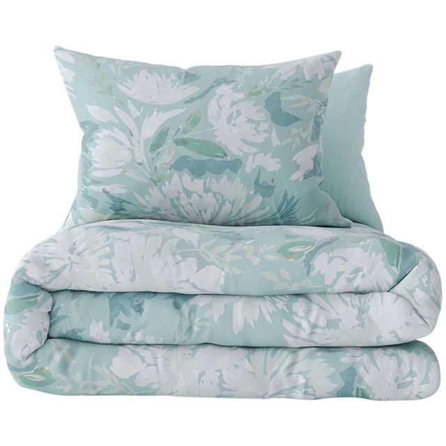 M&amp;amp;S Watercolour Floral Bedding Set Blue