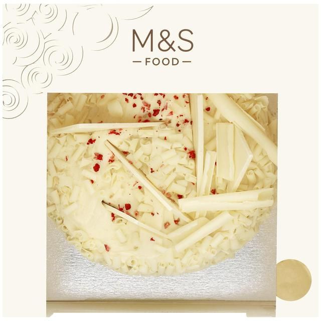 M&amp;amp;S White Chocolate &amp;amp; Strawberry Cake   880g