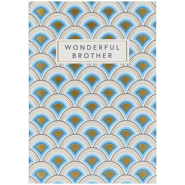 M&amp;amp;S Wonderful Brother Birthday Card