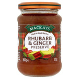 Mackays Rhubarb &amp;amp; Ginger Preserve   340g