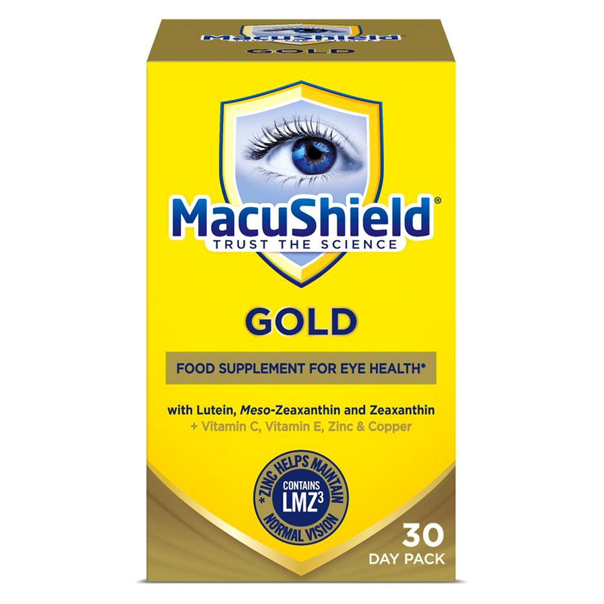 Macushield Gold 30 day pack - 90 Capsules