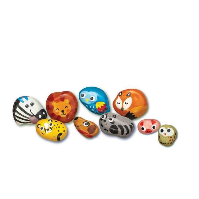 Magical Animal Rock Painting