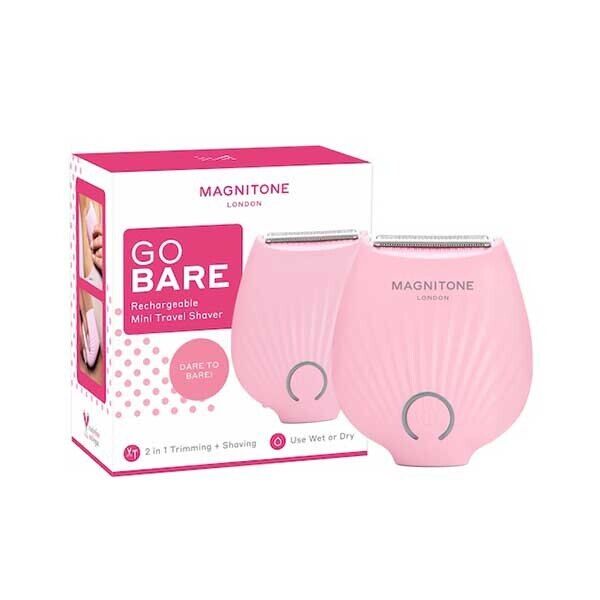 MAGNITONE GoBare! Rechargeable Mini Lady Shaver Pink