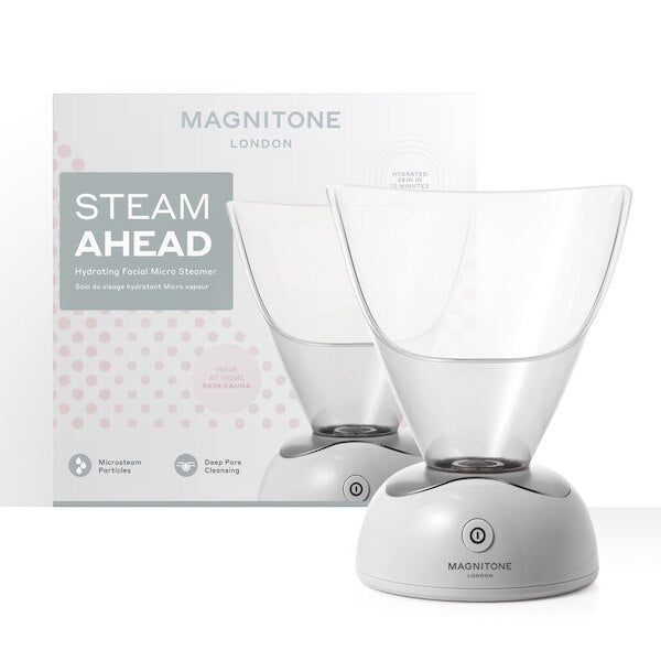 MAGNITONE SteamAhead Hydrating Facial Micro Steamer Grey