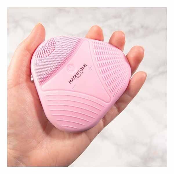 Magnitone XOXO SoftTouch Silicone Cleansing Brush Pink