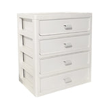 Livingandhome 4-Tier Plastic Stackable Desktop Organiser