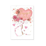 Simon Elvin Hearts Engagement Card (Pack of 6)