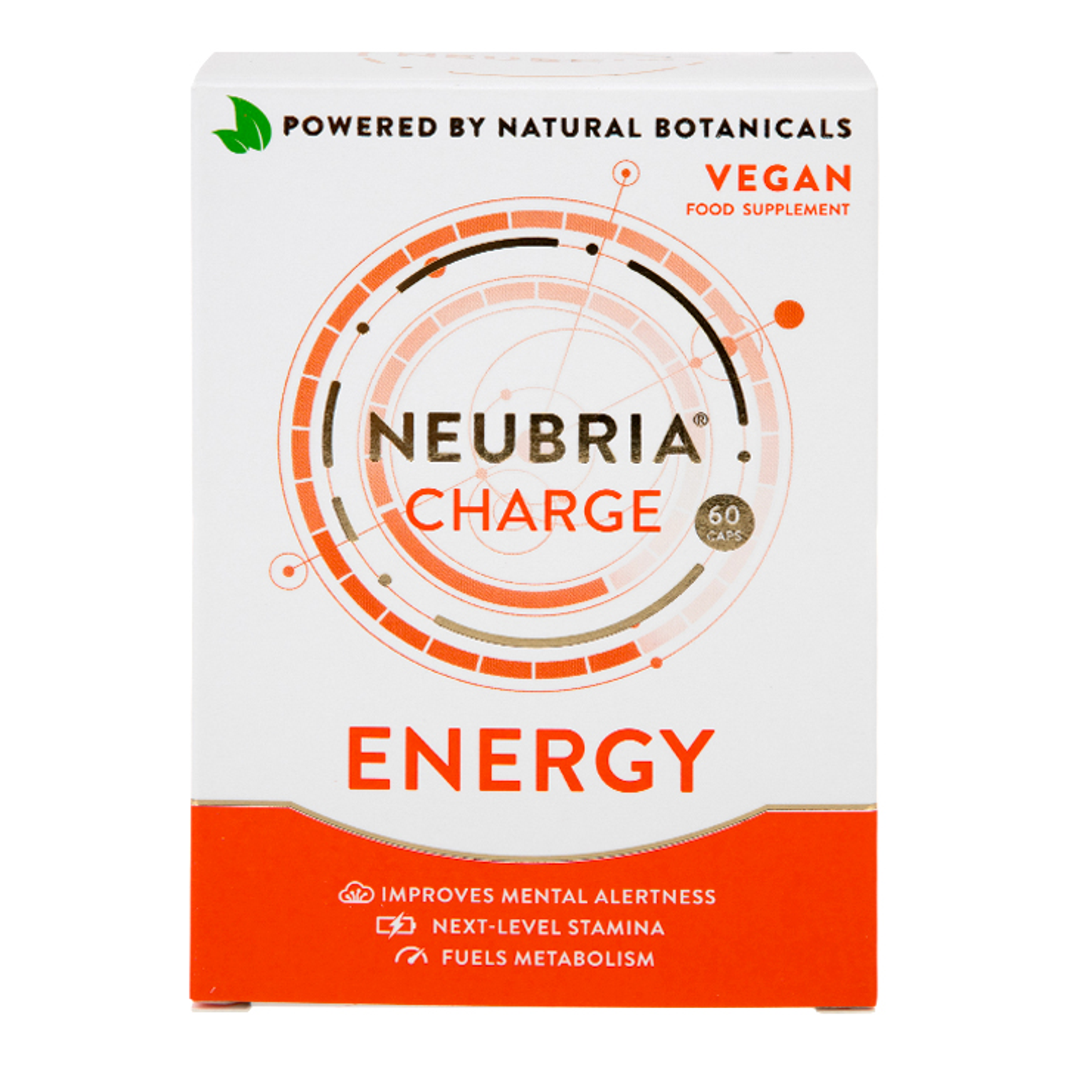 Vegan Energy and Mental Alertness Capsules 60 Count
