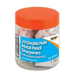 Tiger Stationery Two Hole Metal Pencil Sharpeners