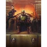 Star Wars The Book Of Boba Fett New Boss Framed Canvas Print