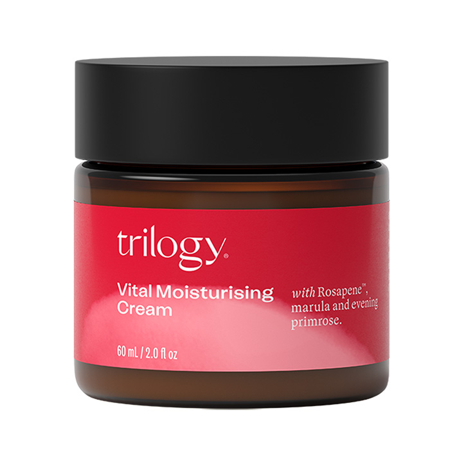 Natural Hydrating Face Cream with Rosehip and Marula Oil 60ml