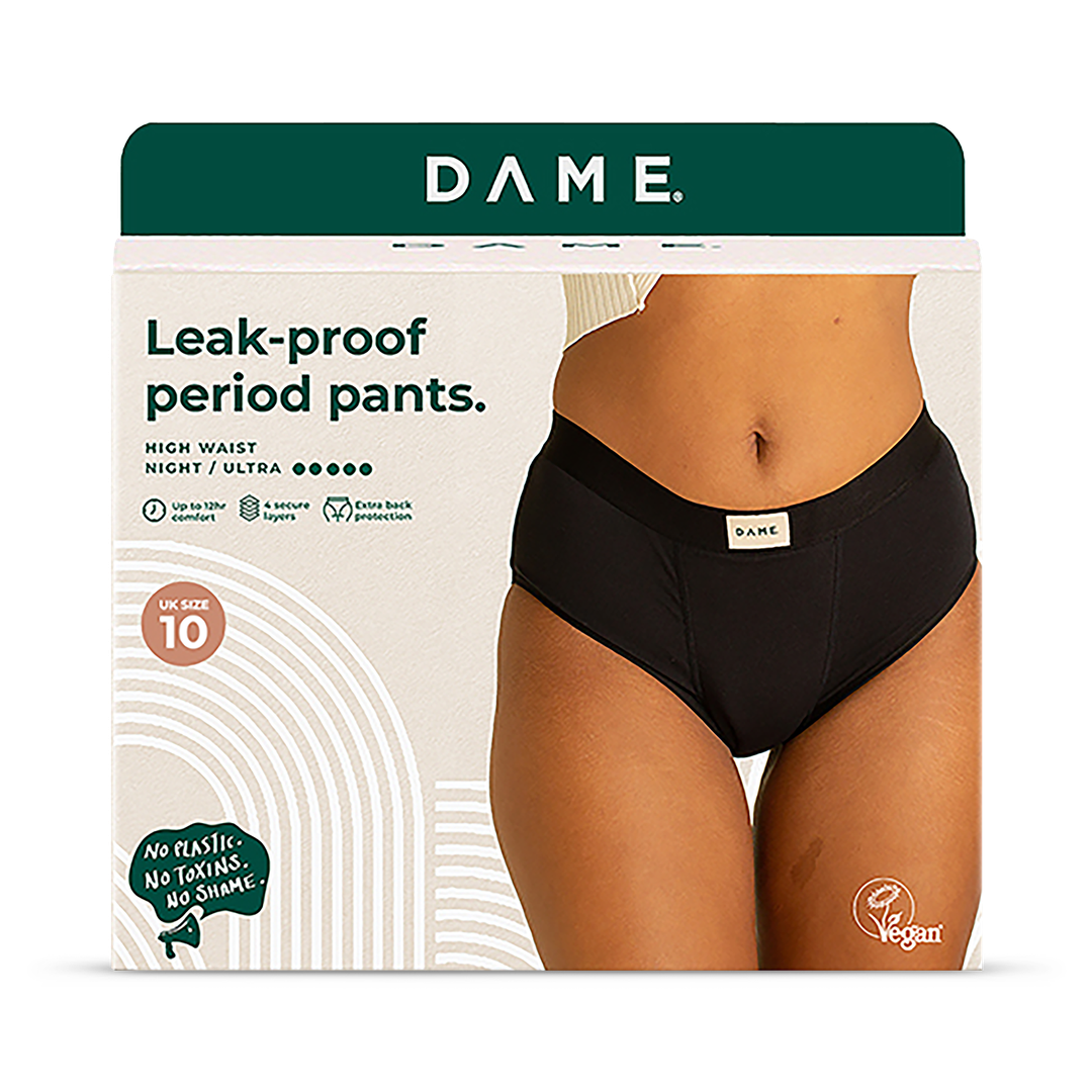 DAME High Waist Period Pants Size 10