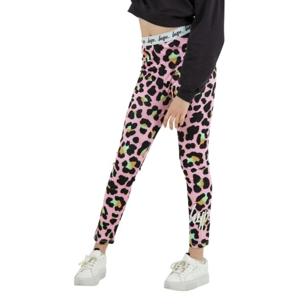Hype Girls Disco Leopard Leggings (5-6 Years)