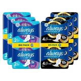Always Ultra Long Plus + Secure Night Bundle (Size 2 & 4)