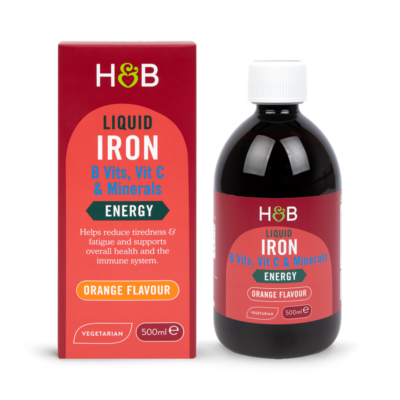 Holland Barrett Iron B Vits Vit C Minerals 500ml Liquid
