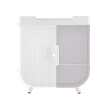 Livingandhome Desktop Makeup Organizer with Magnetic Door